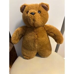 Classic Brown Teddy Bear Plush Stuffed Animal Toy Cute Cuddly Friend
